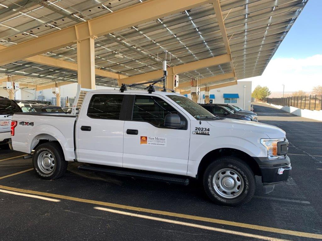 AMLD vehicle with roof mounted Sonic anemometer